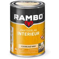 Rambo pantserlak interieur transparant mat kleurloos 1,25 l