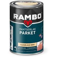 Rambo pantserlak parket transparant zijdeglans kleurloos 1,25 l