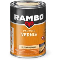 Rambo pantser vernis mat kleurloos 1,25 l