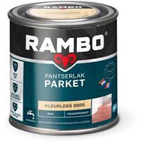 Rambo pantserlak parket transparant mat kleurloos 250 ml