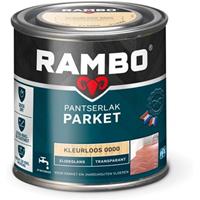Rambo pantserlak parket transparant zijdeglans kleurloos 250 ml