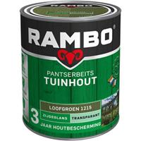 Rambo Pantserbeits Tuinhout zijdeglans loofgroen transparant 750 ml