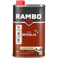 Rambo werkblad olie transparant mat kleurloos 0,5 l