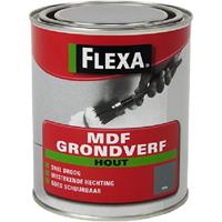 Flexa hout mdf grondverf grijs 750 ml