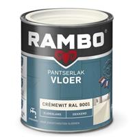 Rambo pantserlak vloer acryl dekkend zijdeglans cremewit 2,5 liter