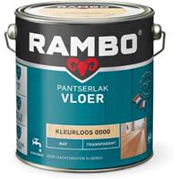 Rambo pantserlak vloer transparant mat kleurloos 750 ml 2,5 l