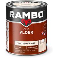 Rambo vloer olie tr mat whitewash whitewash 750 ml