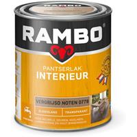 Rambo pantserlak interieur transparant zijdeglans vergrijsd noten 750 ml