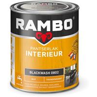 Rambo pantserlak interieur transparant mat blackwash 750 ml