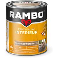 Rambo pantserlak interieur transparant mat vergrijsd noten 750 ml