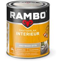Rambo pantserlak interieur transparant zijdeglans greywash 750 ml