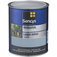 Sencys metaalverf hoogglans wit 750ml
