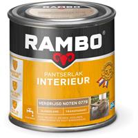Rambo pantserlak interieur transparant zijdeglans vergrijsd noten 250 ml