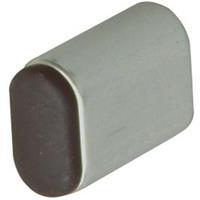 Hermeta Deurbuffer - aluminium profiel - ovaal 50mm - mat naturel - geanodiseerd