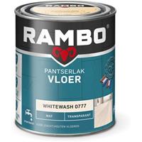 Rambo pantserlak vloer transparant mat whitewash 750 ml