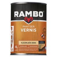 Rambo pantser vernis zijdeglans kleurloos 250 ml
