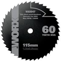 Worx cirkelzaagblad WA5047 hout/metaal 115mm