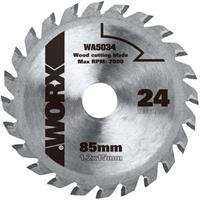 Worx cirkelzaagblad WA5034 tct 85mm 24 tanden
