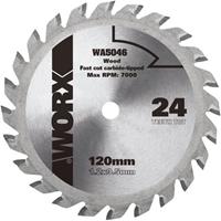 Worx cirkelzaagblad WA5046 hout 120mm