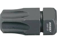 HAZET Bit 2597-01 - Sechskant massiv 8 (5/16 Zoll) - Innen TORX Profil - T45 mm