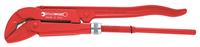 STAHLWILLE - Eck-Rohrzange 6549 1", 326mm, Maulöffnung max. 45mm, rot lackiert