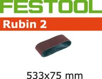 Festool 75x533 P120 RU2/10 Schuurband Rubin 2 499159