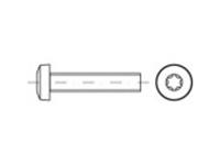 Lenskopschroeven M5 20 mm Torx DIN 7985 RVS A2 500 stuks toolcraft 1068732