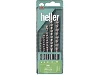 Heller 17745 0 Steen-spiraalboor set 5-delig 4 mm, 5 mm, 6 mm, 8 mm, 10 mm Cilinderschacht 1 set