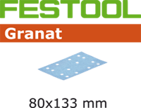 Schleifstreifen stf 80x133 P120 GR/10 Granat – 497129 - Festool