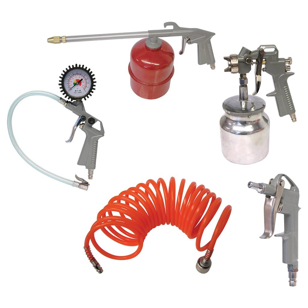 Carpoint 5-delige persluchtset