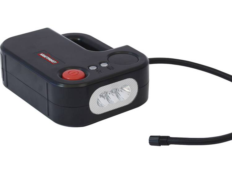 dinokraftpaket Dino KRAFTPAKET Compressor 10.3 bar 12V-adapter voor kabelgebruik, Digitaal display, Snoeropbergruimte / opname, Met werklamp