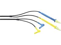 gossenmetrawatt KS21-T Sicherheits-Messleitungs-Set [Prüfspitze - Stecker 4 mm] 2.00m Blau, Gelb,