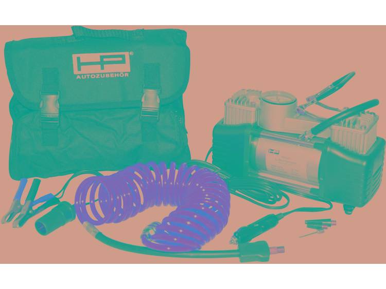 HP Autozubehör HP AutozubehÃ¶r Compressor 21262 7 bar 2 cilinders, Analoge Manometer, Opbergbox/tas