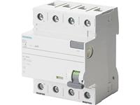 FI-Schutzschalter A 4p 400V 40A 0,3A 4TE REG DIN-Schiene(REG) 10kA 1kA/stoß - SIEMENS