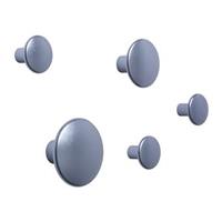 Muuto The Dots Metal Kledinghaken Pale Blue 5 Stuks