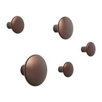 Muuto The Dots Metal Kledinghaken Umber 5 Stuks