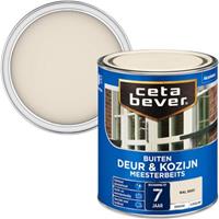 CetaBever meesterbeits deur & kozijn dekkend RAL 9001 crème wit zijdeglans 750 ml
