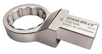 STAHLWILLE - Ring-Einsteckwerkzeug 732/100, 30mm, für Werkzeugaufnahme 22x28mm