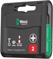 Wera Bit-Box 15 Impaktor PH2x 25mm 15er Box