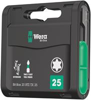 Wera - Bit-Box 20 btz tx, tx 20 x 25 mm, 20-teilig 05057771001 Torx Bits Set