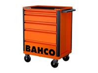 Bahco - 26'-E72-Werkstattwagen mit 5 Schubladen, orange, 693 mm x 510 mm x 955 mm
