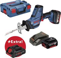 Bosch GKS 18V-57 G 18V Li-Ion Accu cirkelzaag set in L-Boxx (2x 5.0Ah&1x 8.0 ProCORE accu) - 165mm + 26 delige Gedore set in L-boxx