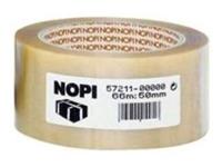 Nopi Nopi Pakband Transparant (l x b) 66 m x 50 mm Acryl Inhoud: 1 rollen