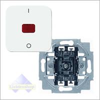 Busch-Jaeger 2508-214 - Cover plate for switch/push button white 2508-214