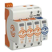 Obo V20-3+NPE+FS-280 - Surge protection for power supply V20-3+NPE+FS-280