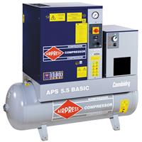 Airpress 400V schroefcompressor combi dry APS 5.5 basic