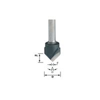 Festool V- Nutfräser HW Schaft 8 mm S8 D14/7/90¡ Nr.490999
