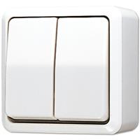 Jung 605 A WW - Series switch surface mounted white 605 A WW