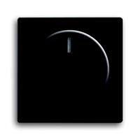 BUSCH-JAEGER Drehknopf Dimmer schwarz matt ohne ISO Aufdruck Kontrollfenster/Lichtauslass