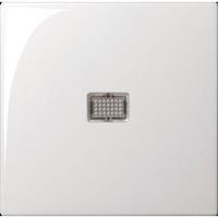 Gira 029803 - Cover plate for switch/push button white 029803